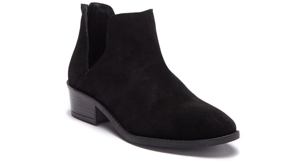 laramie suede cutout ankle boot