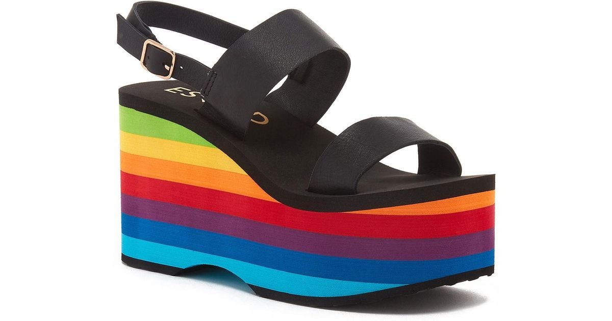 rocket dog rainbow sandals