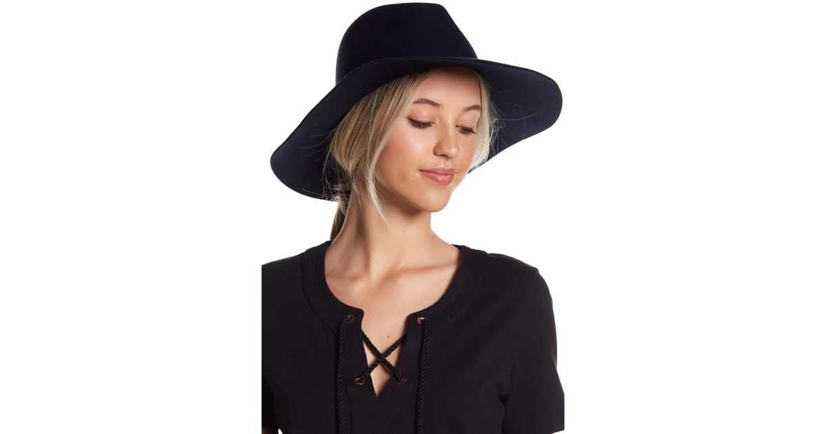 Phenix Wide Brim Wool Felt Fedora | Lyst