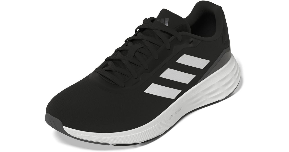 adidas Trace Sneaker In Black/white/carbon At Nordstrom Rack | Lyst