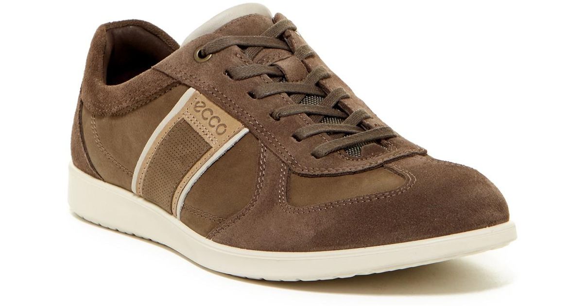 Ecco Suede Indianapolis Sneaker in Brown for Men Lyst