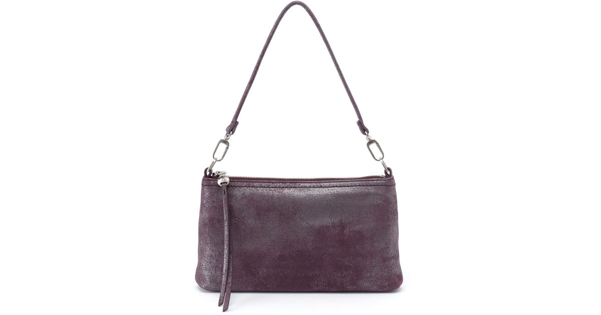 Hobo International Darcy Convertible Leather Crossbody Bag In Plum