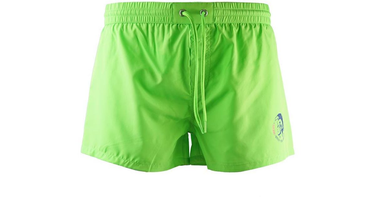 DIESEL Synthetic Bmbxsandy Green Swim Shorts for Men Lyst UK