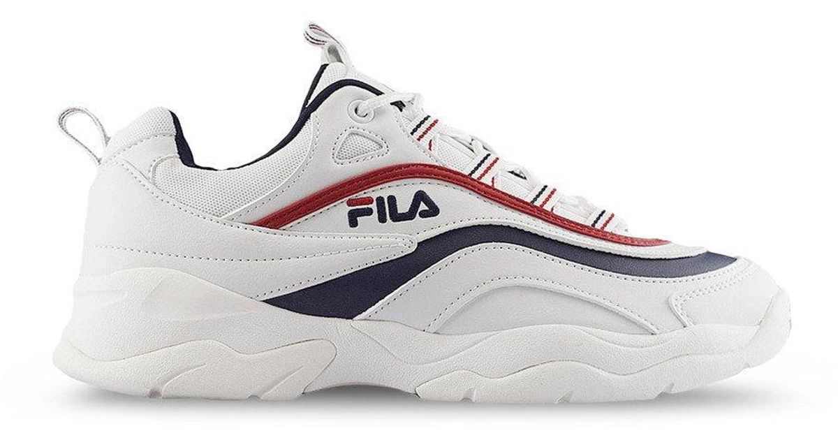Fila White Synthetic And Leather Sneakers for Men | Lyst UK