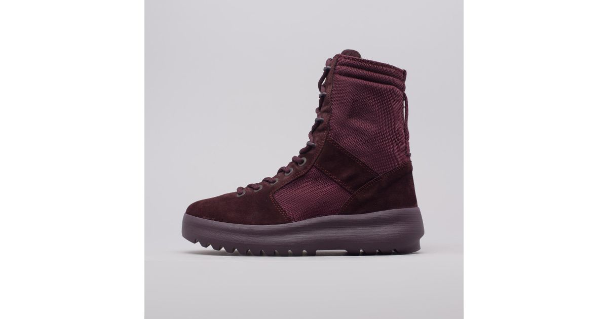 thick suede combat boot yeezy