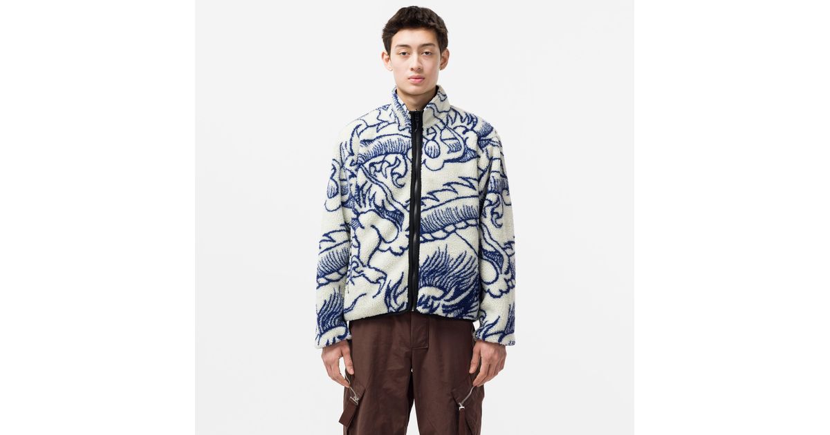 15500円安い値段 イニシャル 売る stussy dragon fleece jacket