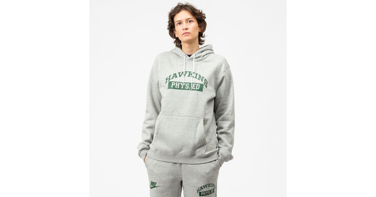 hawkins phys ed hoodie nike