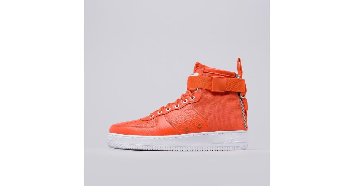 Nike Denim Special Field Air Force 1 Mid Team Orange For Men Lyst Nike Denim Special Field Air Force 1 Mid Team Orange For Men Lyst