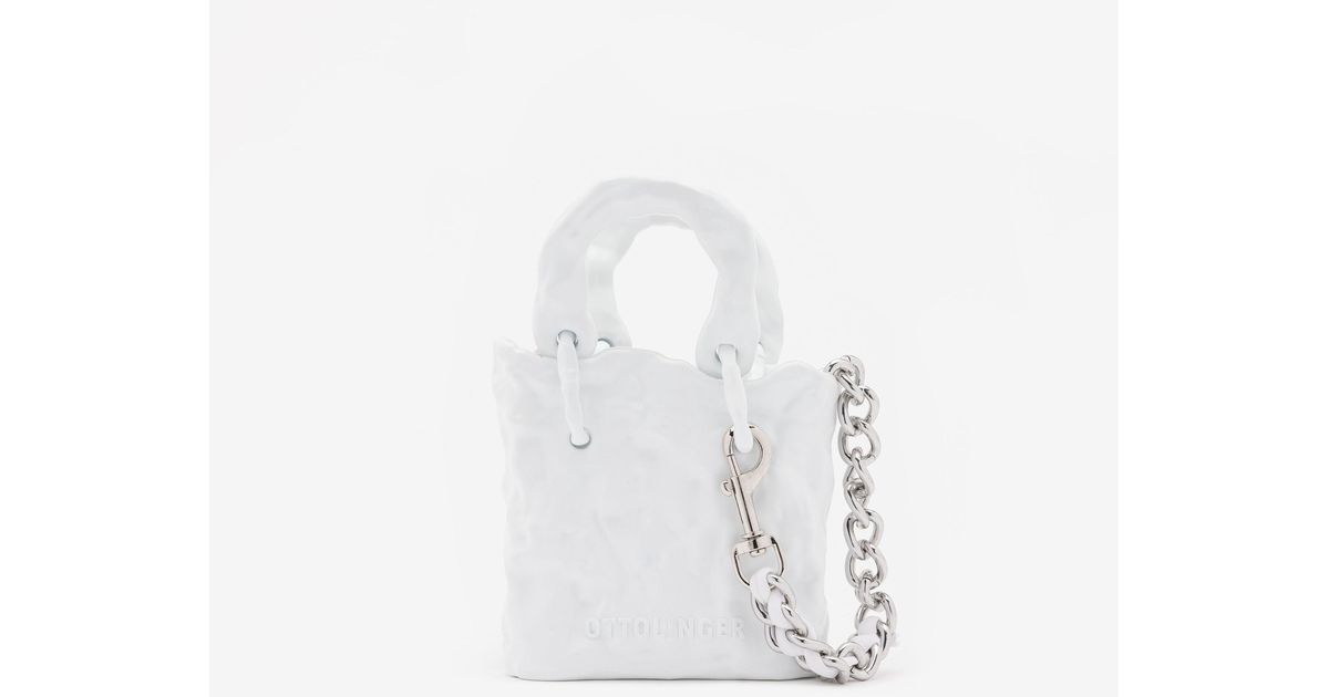 OTTOLINGER Signature Ceramic Chain Bag in White | Lyst