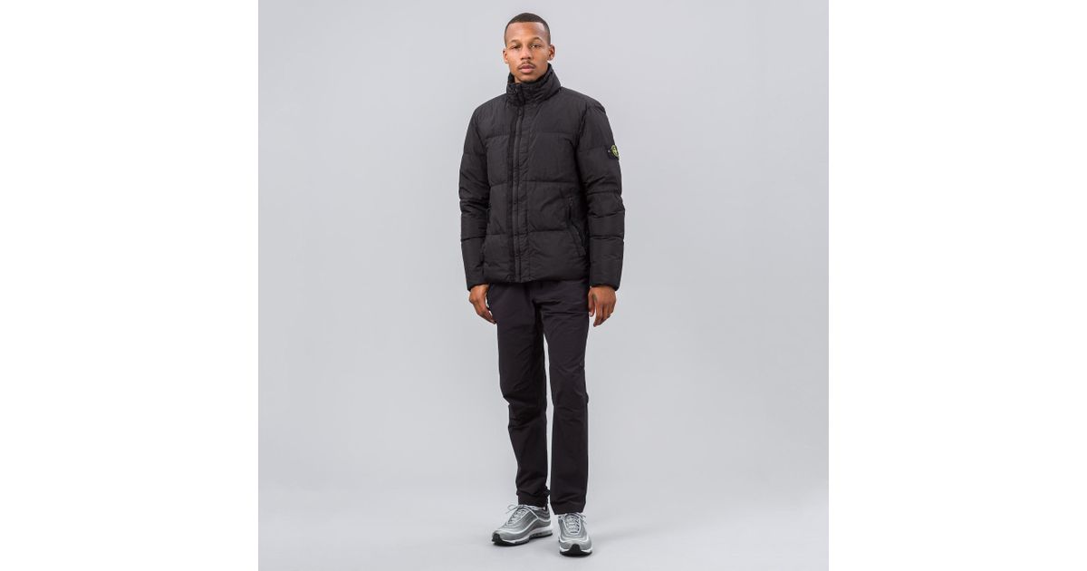 Stone Island 40223 Garment Dyed Crinkle Reps Puffy Down Jacket