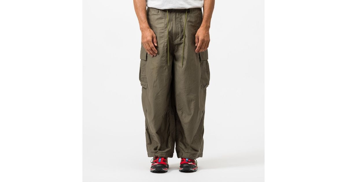 Needles Cotton Bdu H.d. Pant in Olive (Green) for Men | Lyst