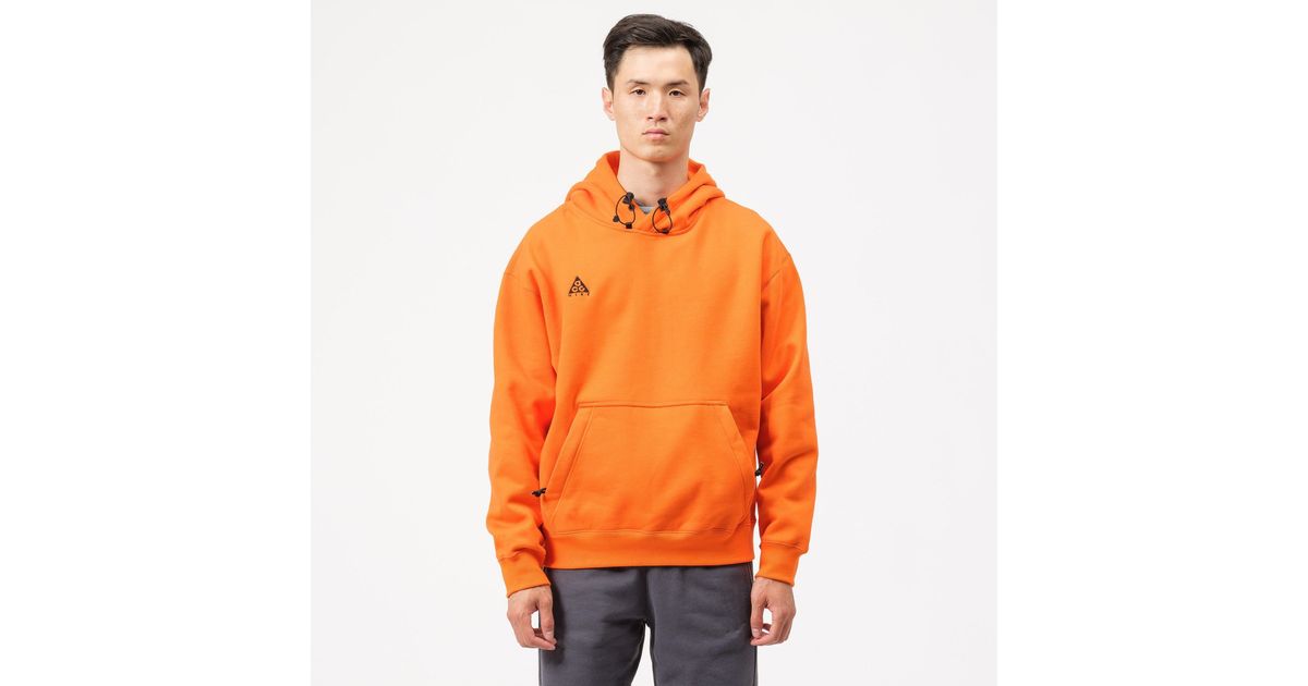 Nike Fleece Acg Hoodie in Orange for 