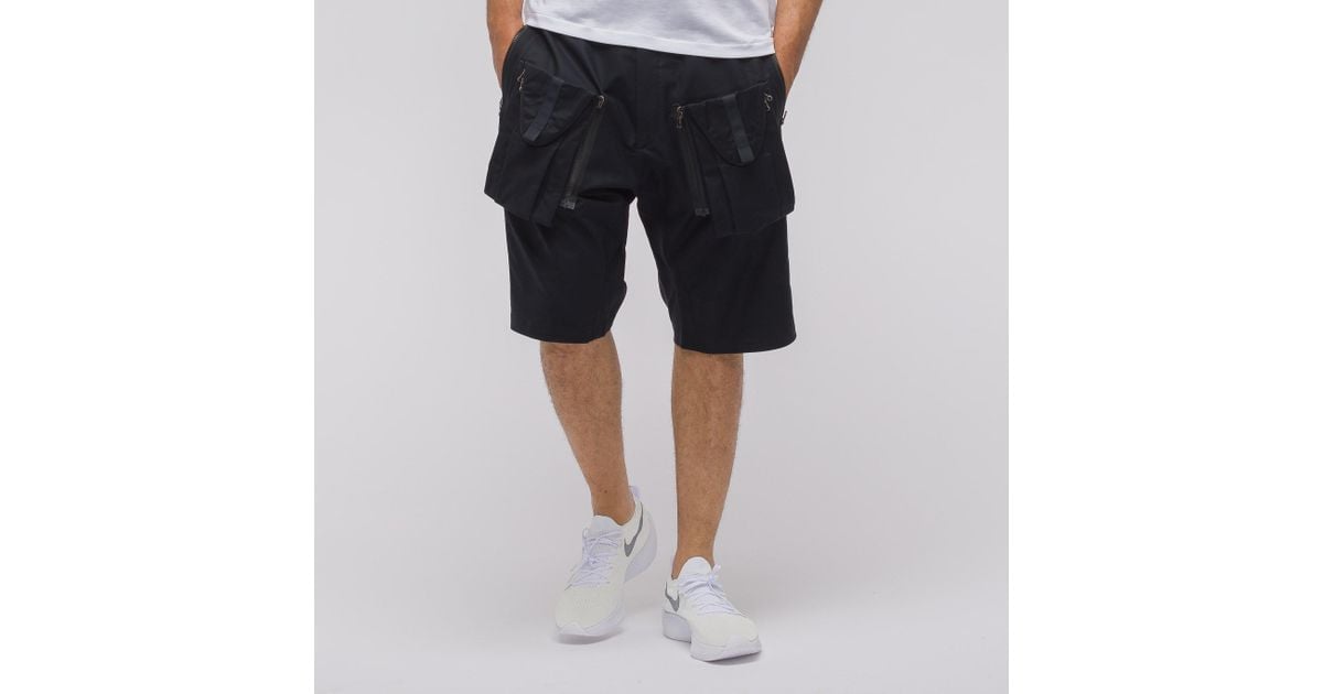 Nike Cotton Acg Deploy Cargo Shorts In Black for Men | Lyst