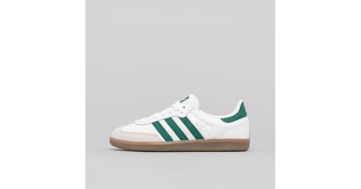 adidas Samba Og In White/green for Men | Lyst UK