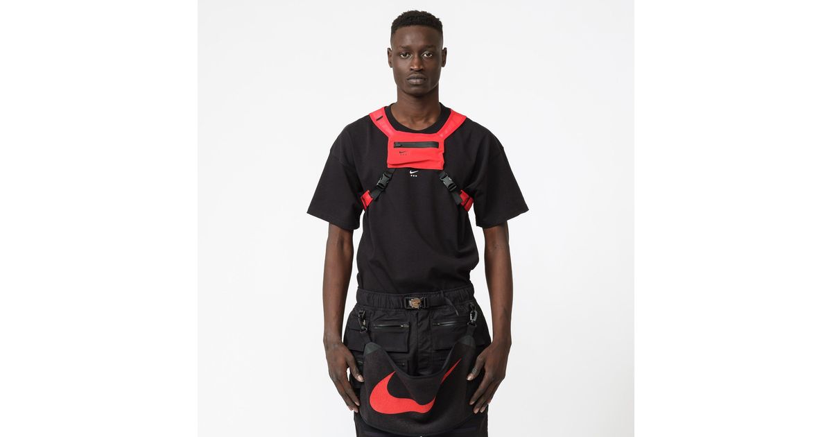 Nike Synthetic Mmw Chest Rig Vest in Red for Men | Lyst