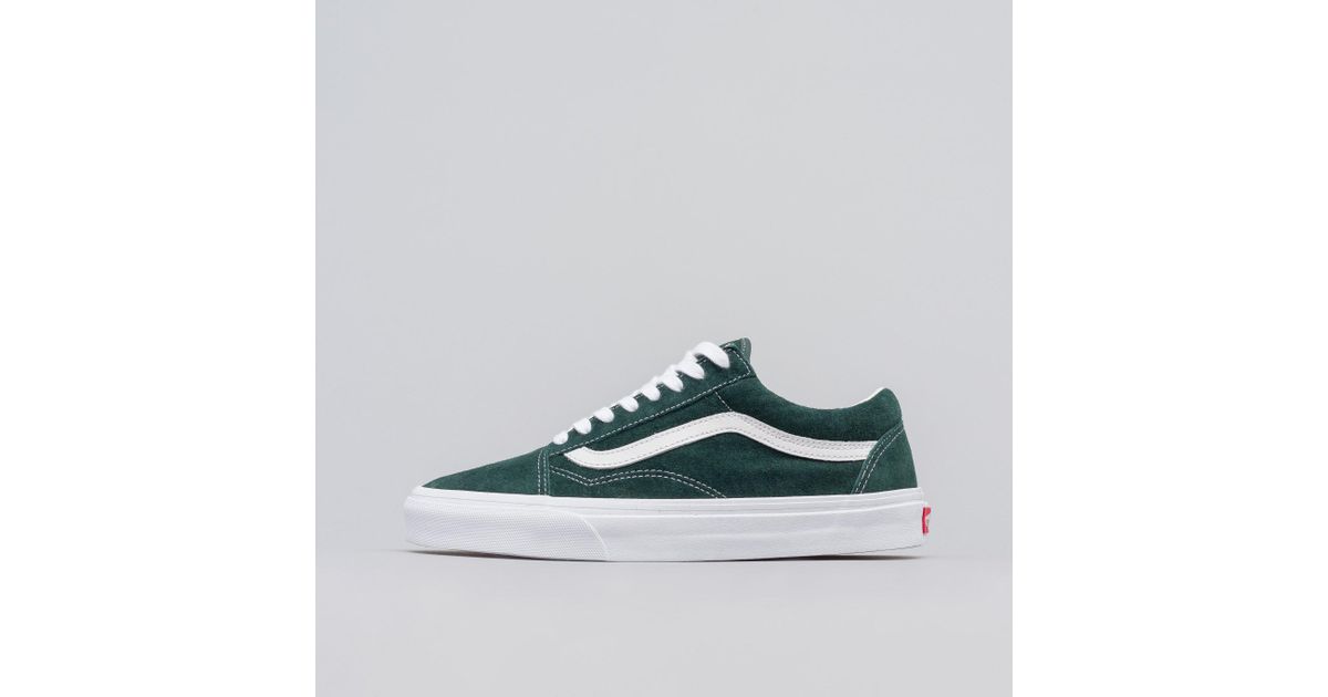 vans old skool pig suede darkest spruce