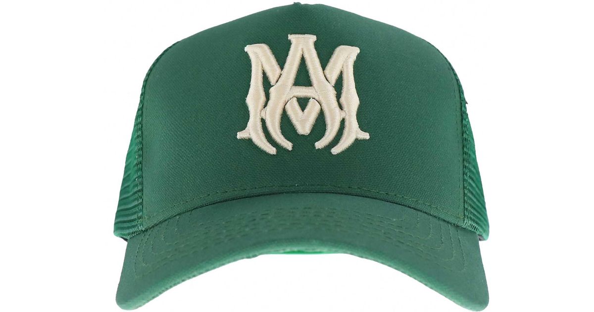 Amiri Ma Trucker Hat in Green for Men | Lyst