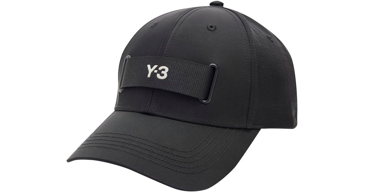 Y-3 Webbing Cap in Black for Men | Lyst UK