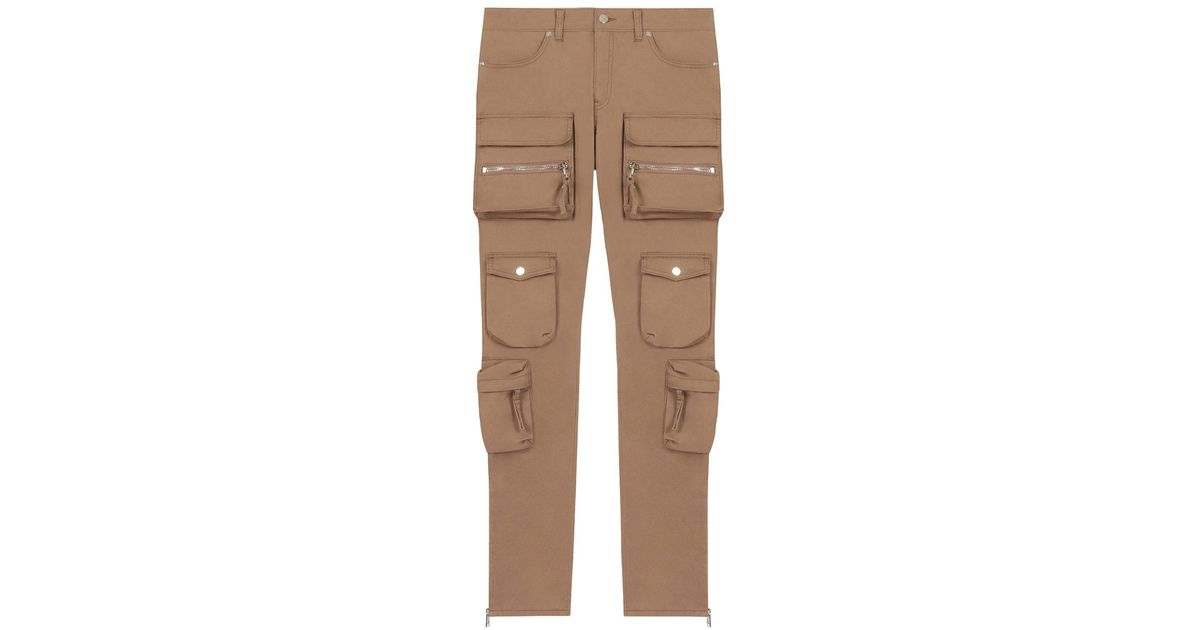 MLVINCE Type-2 Slim Cargo Pants in Natural for Men | Lyst
