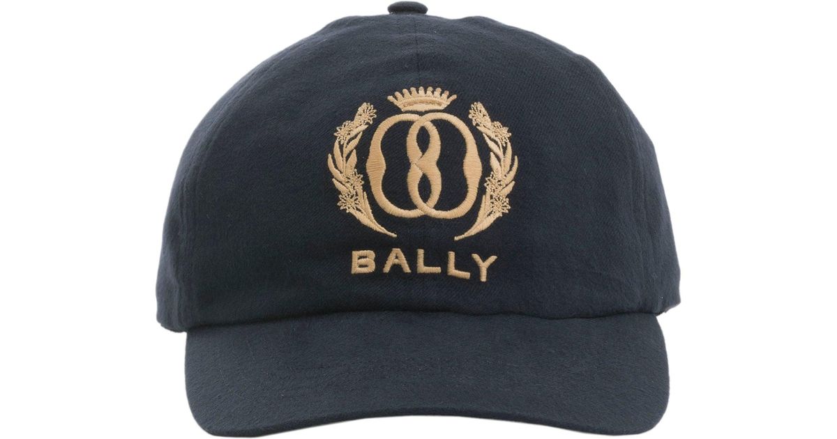 Bally Cap in Blue Lyst