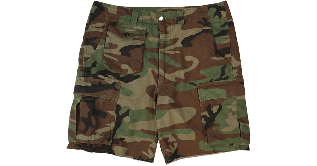 MLVINCE Camo Cargo Shorts in Green for Men | Lyst