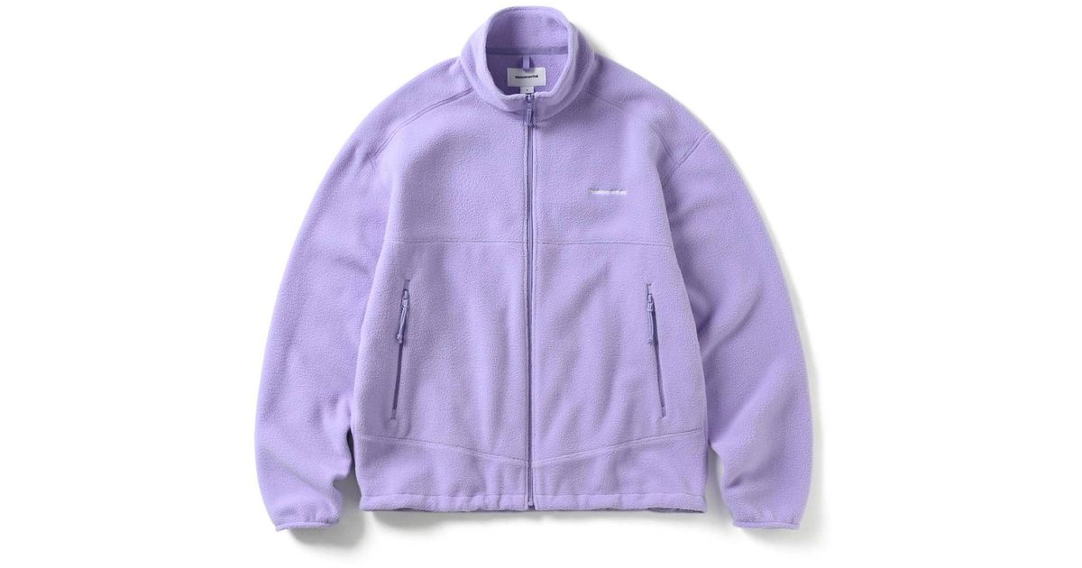 thisisneverthat T Fleece Jacket in Purple for Men - Lyst