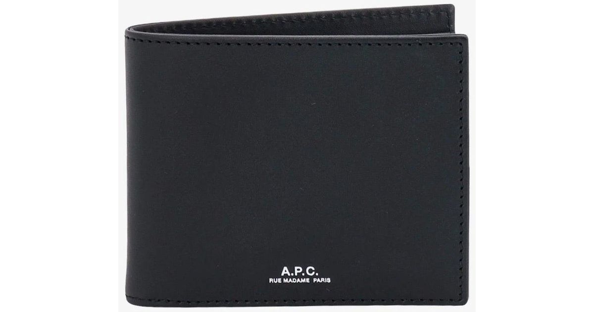 A.P.C. Wallet in Black for Men | Lyst