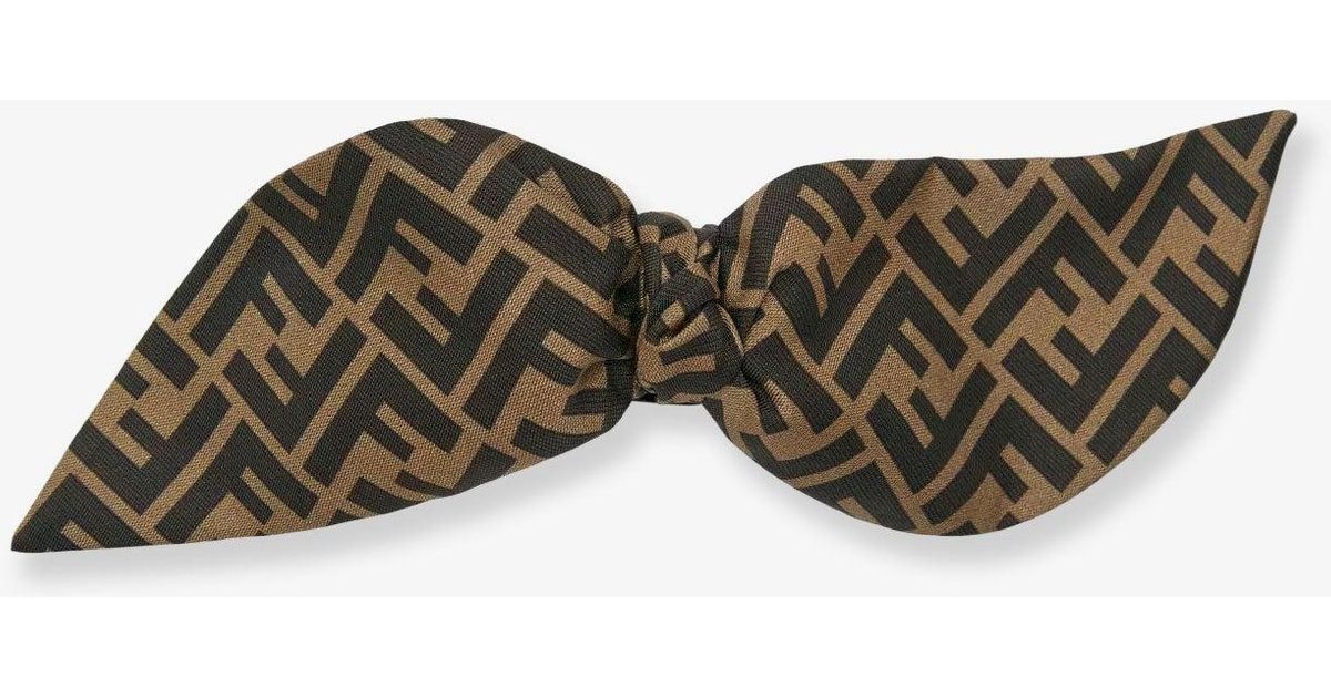 ネックレス・ペンダント FENDI Silk twill hair clip with FF motif Silk twill hair clip with FF motif FENDI - Nugnes1920