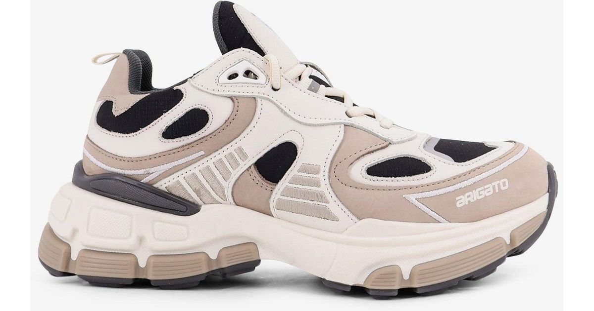 Axel Arigato Sphere Runner Low-Top Suede And Leather Sneakers in White ...