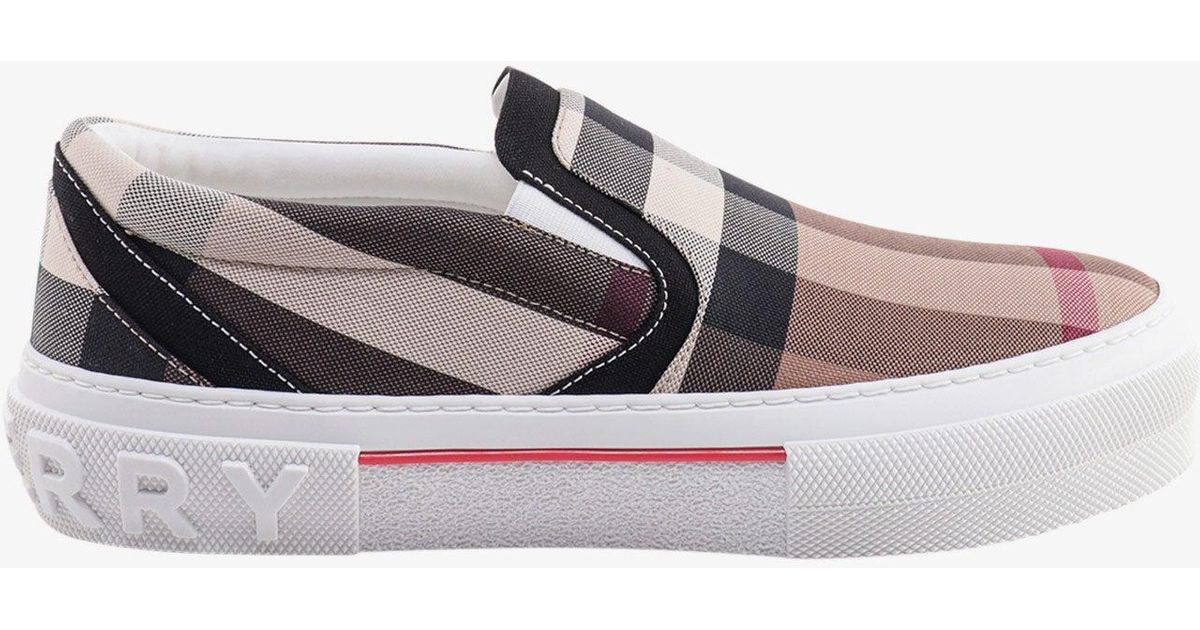 burberry slip ons womens