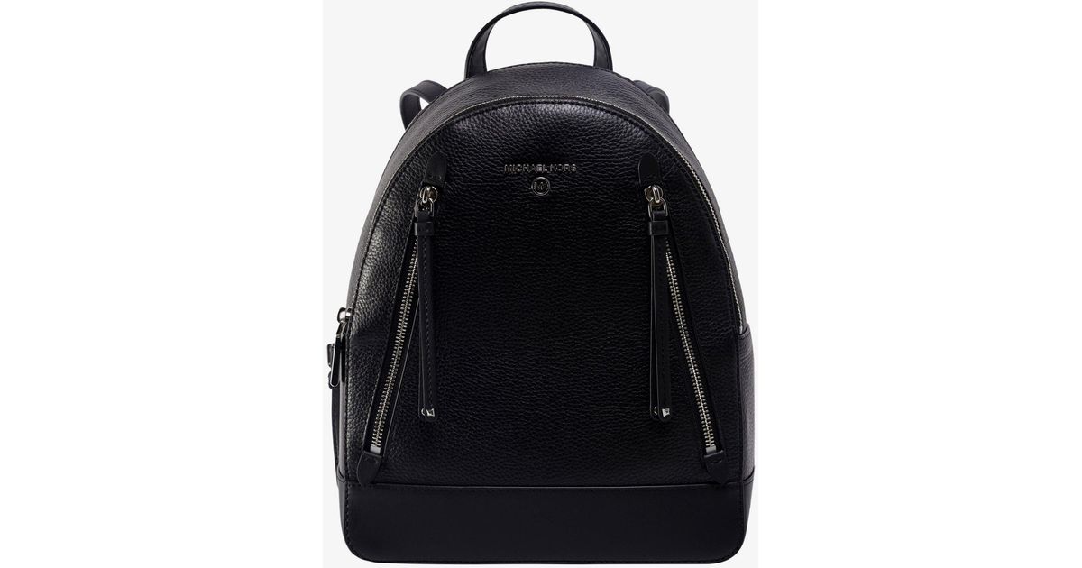 Michael Kors Leather Backpack in Black | Lyst
