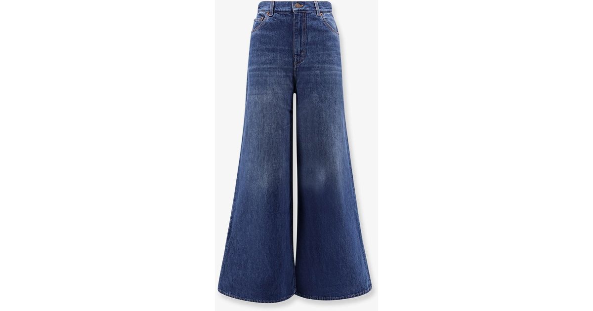 【関税&送料込】Chloe' Organic Cotton Jeans Chloé Organic Cotton Jeans in Blue | Lyst