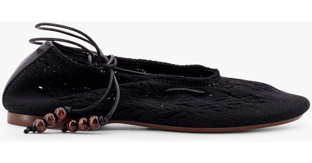 バレエシューズ ALOHAS Rosemary crochet ballerinas with ankle ties Rosemary crochet ballerinas with ankle ties ALOHAS - Nugnes1920