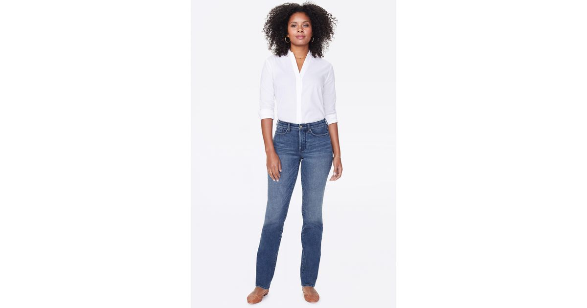 nydj relaxed straight jeans