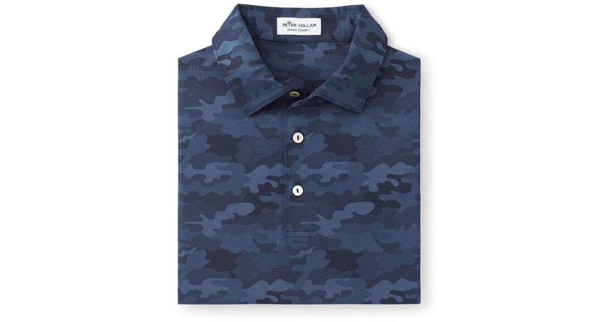 Synthetic Haymaker Printed Camo Polo 