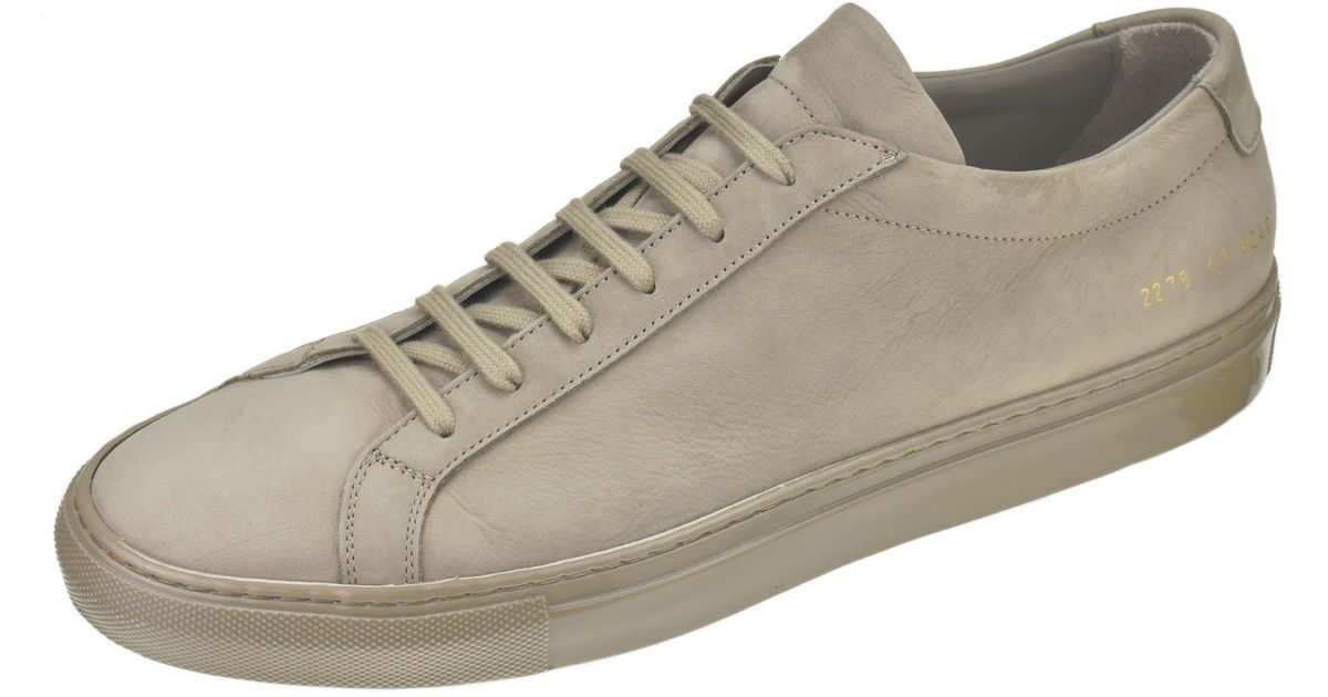 common projects achilles lux nubuck sneakers