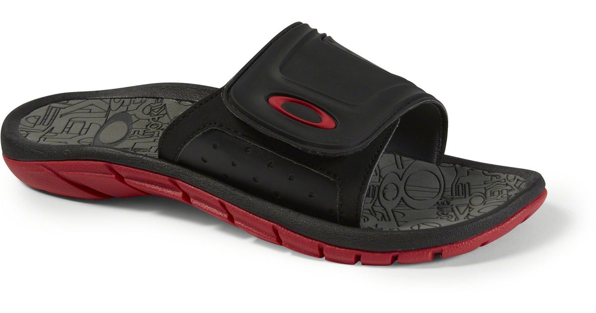 Oakley Rubber Supercoil Slide Sandals for Men | Lyst