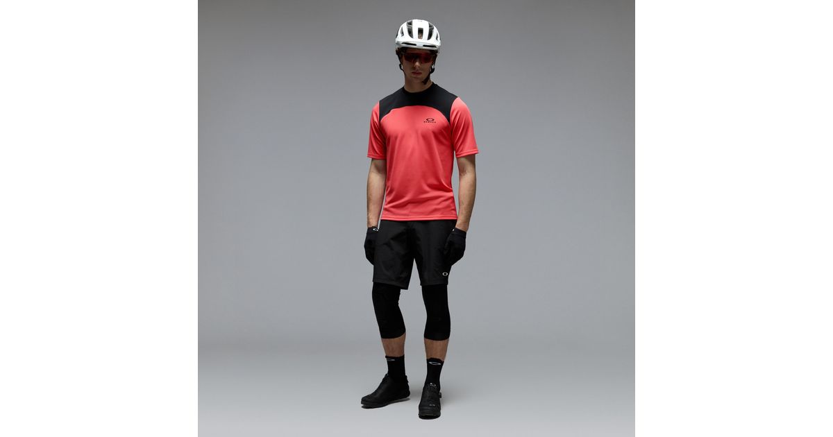 Oakley Ridestore Oakley Free Ride Ss Jersey in Red for Men | Lyst