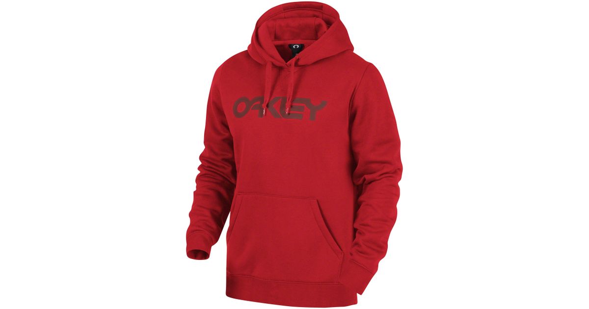 red oakley hoodie