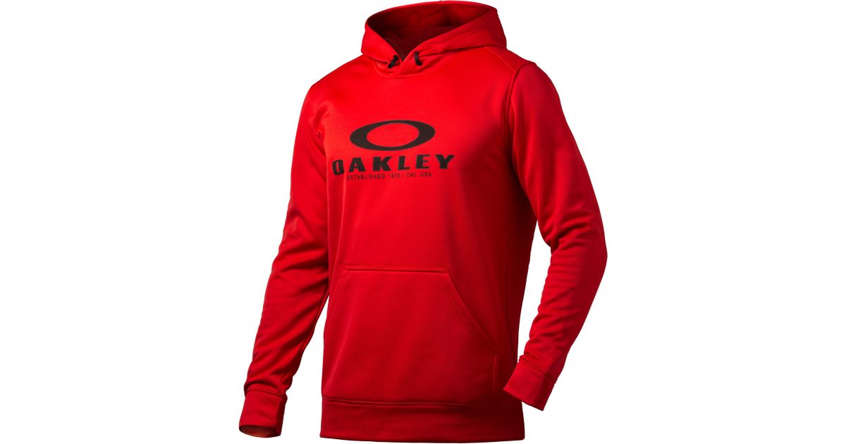 red oakley hoodie