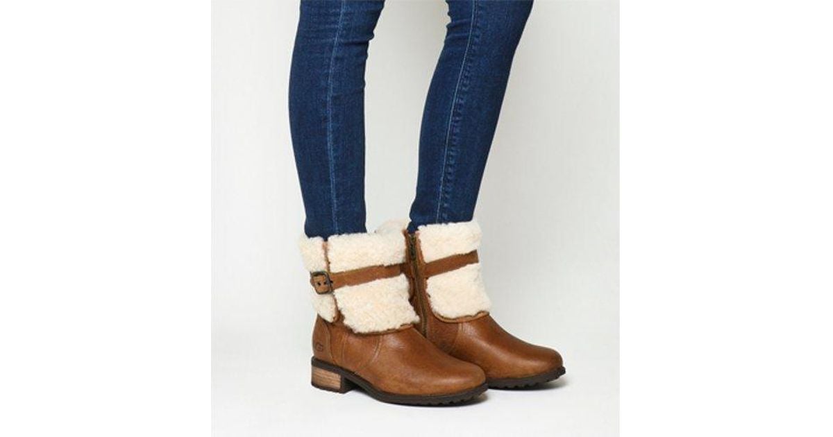 UGG Leather Blayre Ii Shearling Boots 