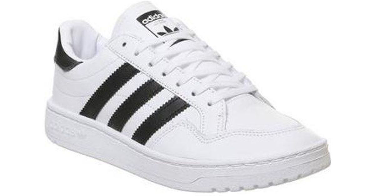 adidas Team Court Shoes in White - Lyst