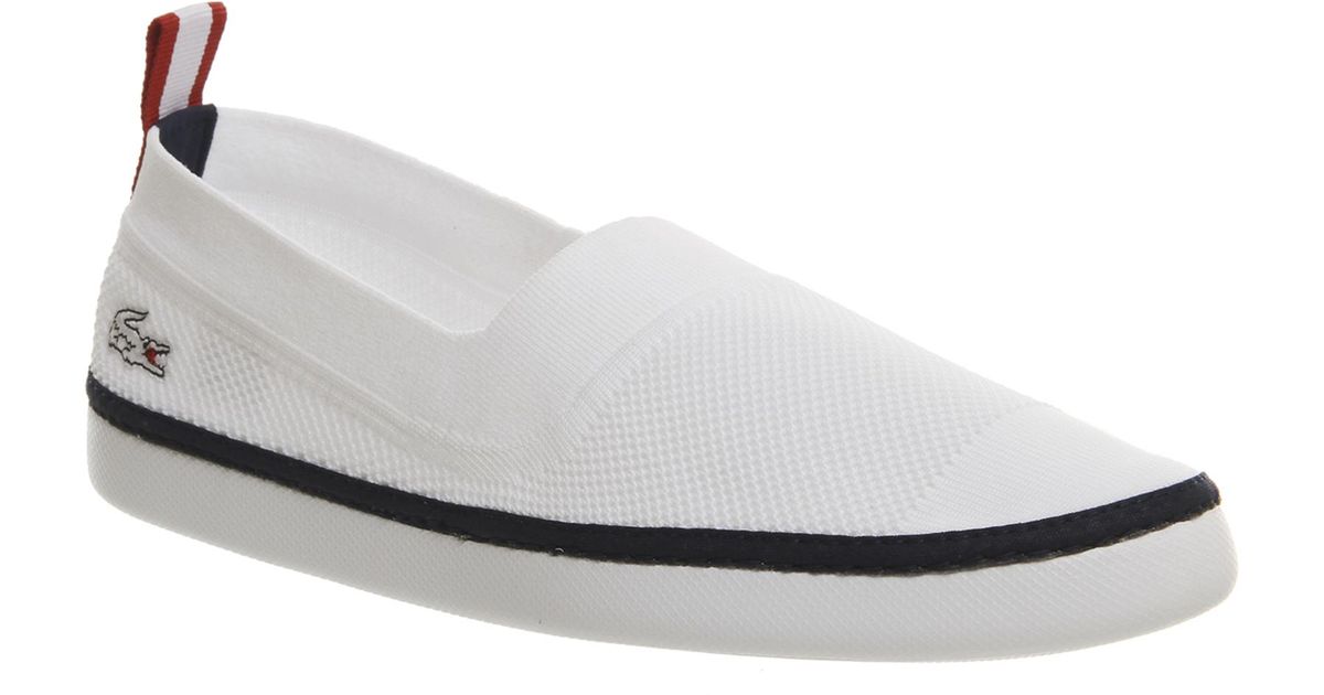 Lacoste Canvas Lydro in White - Lyst