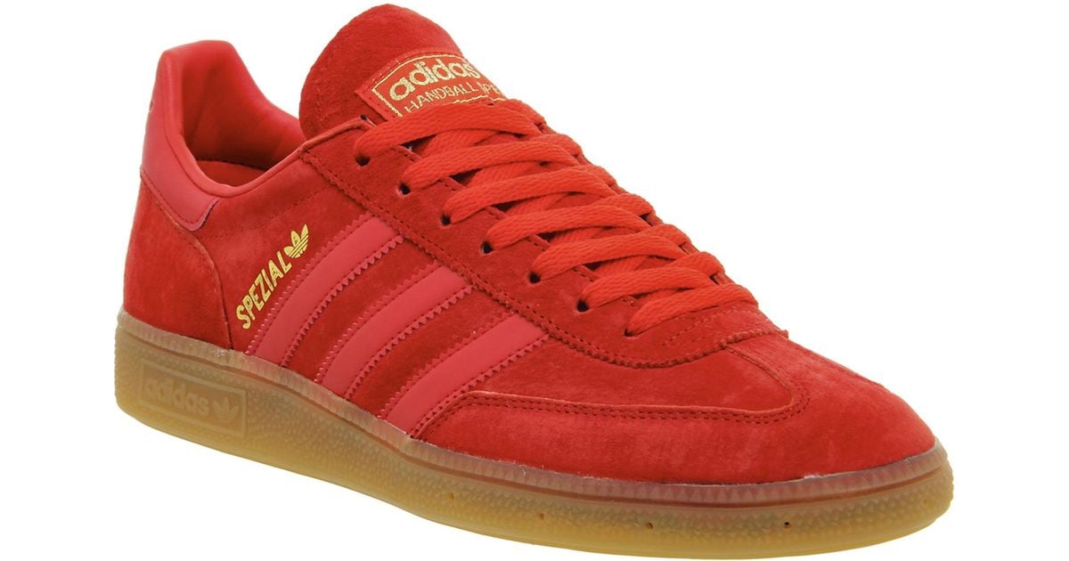 adidas Suede Spezial in Red for Men - Lyst