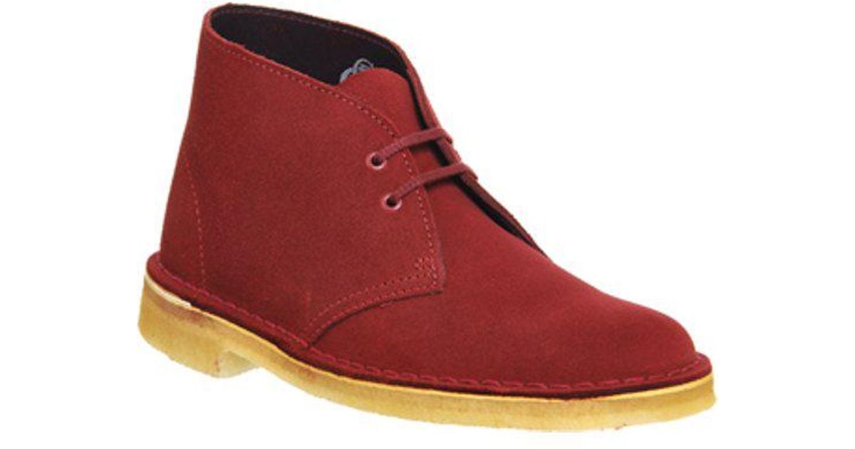 clarks red boots off 75% - online-sms.in