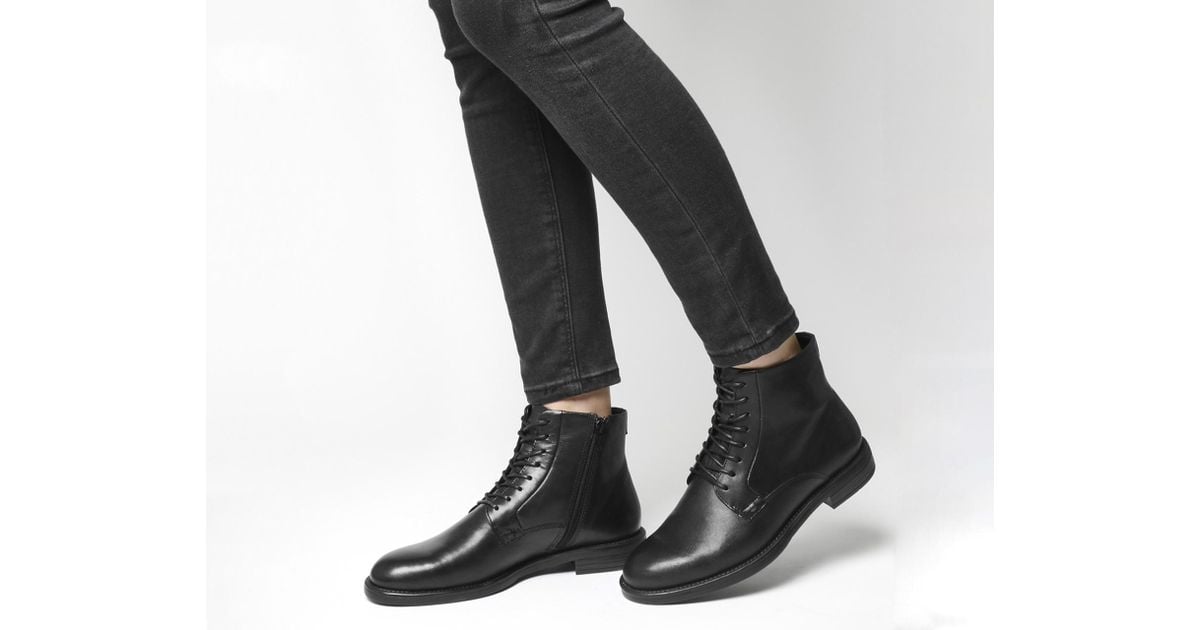 Vagabond Amina Lace Boots in Black - Lyst