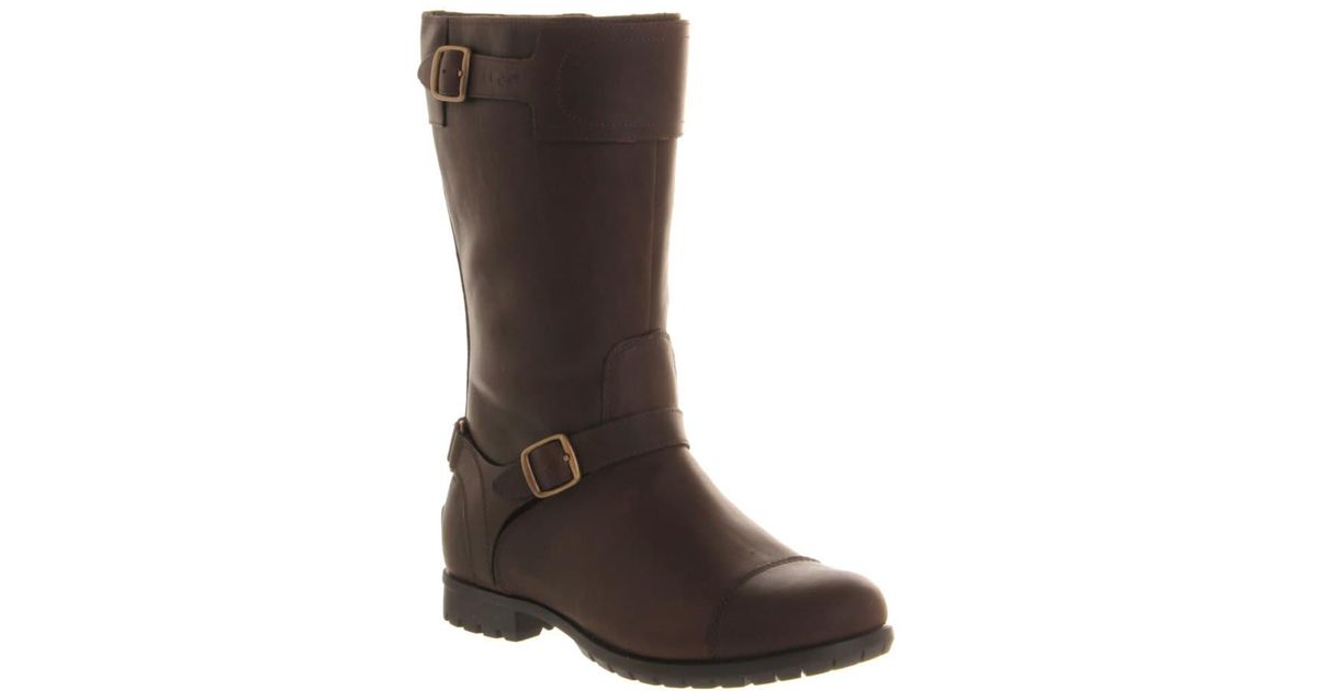UGG Gershwin Classic Calf Boot In Chocolate Brown Lyst