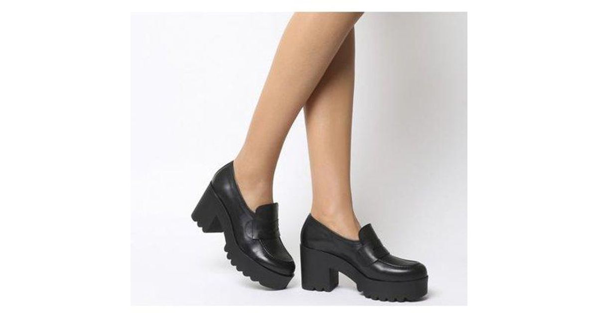 90s platform loafers