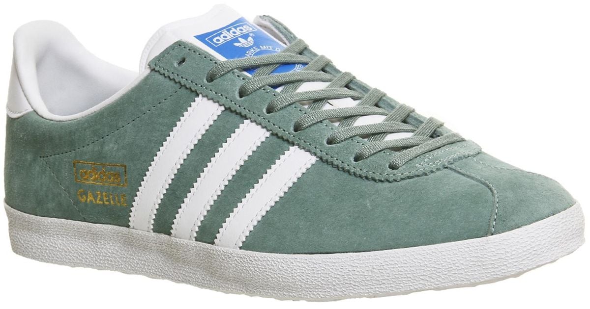 green adidas gazelles mens