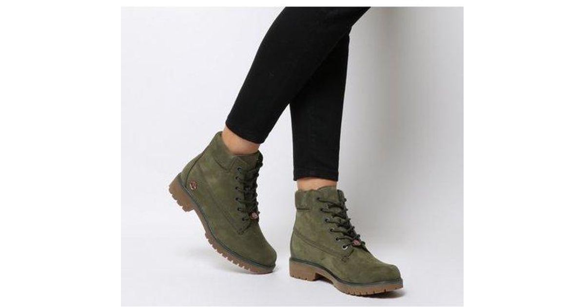 Timberland Slim Premium 6 Inch Boots in Green - Lyst